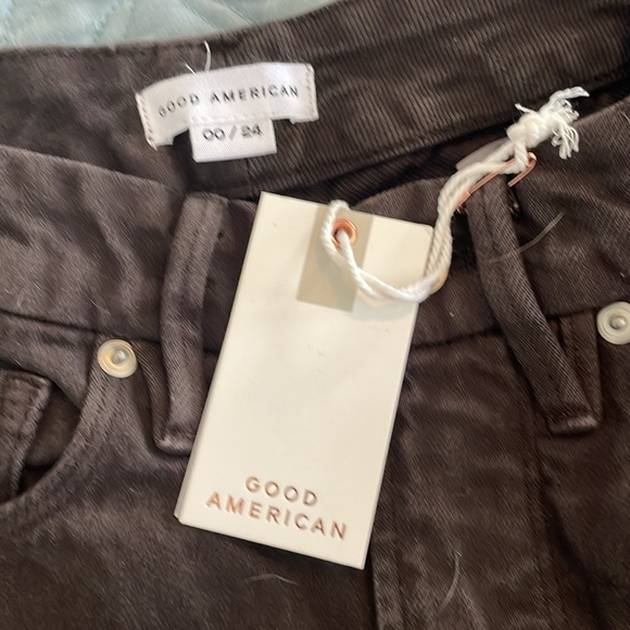 Good American brown jeans new with tags waist size 24 - Picture 3 of 7